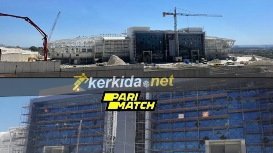 (ΦΩΤΟΣ Kerkida 14/04) Τρέχουν τα έργα στο νέο γήπεδο Λεμεσού...