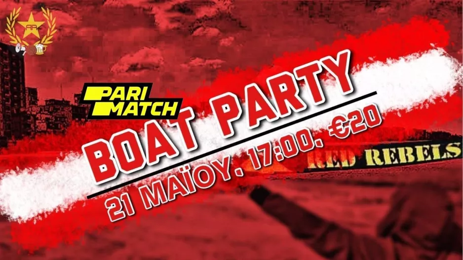 "Ερυθρόλευκο" boat party
