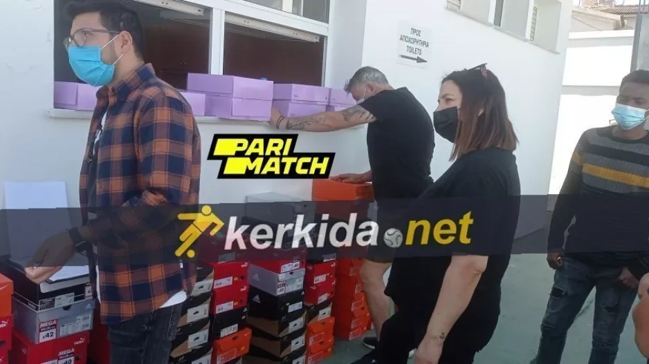 Συγκινητική κίνηση "Σόφο"/Παπούτσια σε πρόσφυγες 