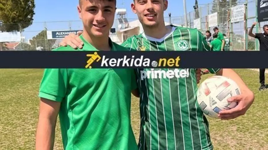 Οι σκόρερ της Ομόνοιας με ΑΕΛ (Κ17)