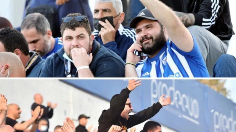 Aνόρθωση-ΑΠΟΕΛ: Φωτορεπορτάζ από τις εξέδρες 