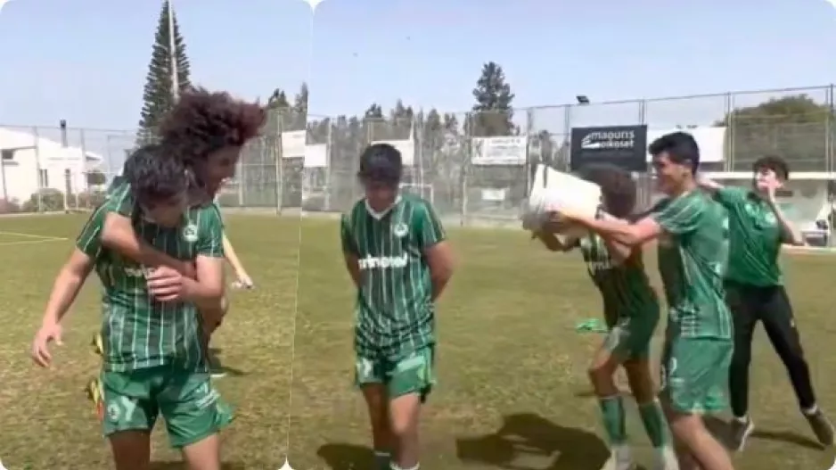 Τον έλουσαν με κουβά! (βίντεο)