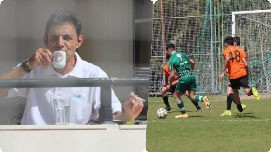 Στο μπαλκόνι του και καφεδάκι με θέα το γήπεδο! (φώτος)