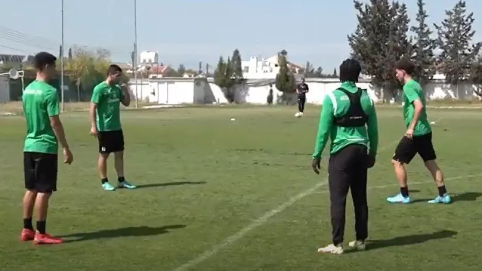 Oμόνοια/Πλάνα από την προπόνηση