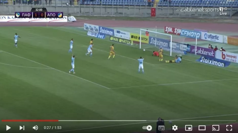 (Βίντεο) Ισχυρό προβάδισμα για την Πάφο, 2-0 με Ζάιρο 
