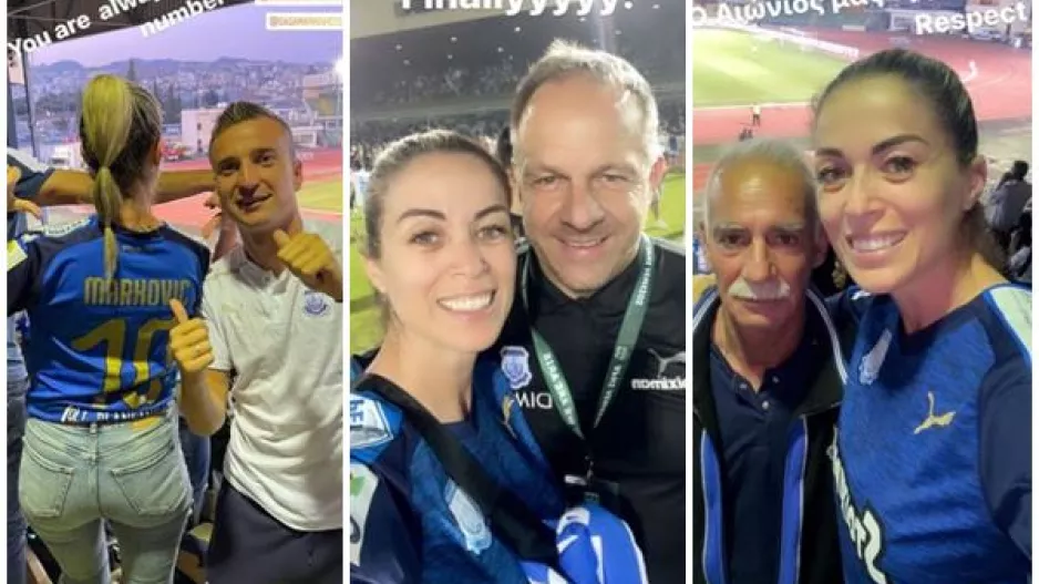 Χρυστάλλα με Σάσα, κόουτς και "Γιάγκο"!