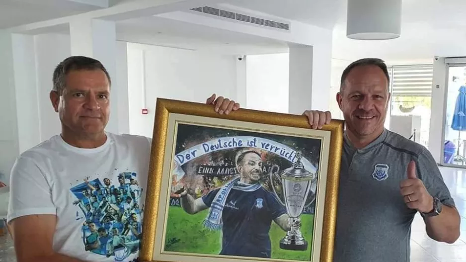 "Danke schon coach" - Πίνακας αφιερωμένος στον Τσόρνιγκερ! (φώτος)