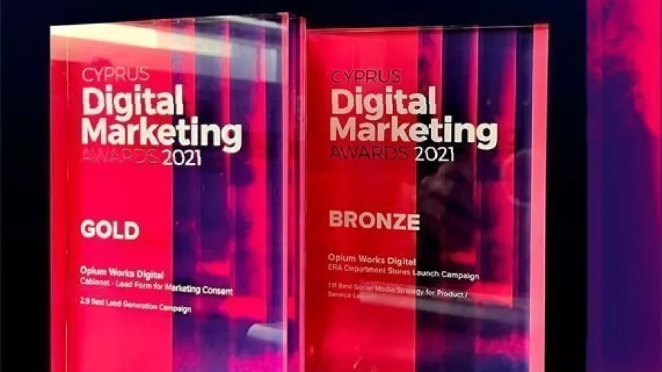 2 Βραβεία για την Opium Works στα φετινά Digital Marketing Awards! 