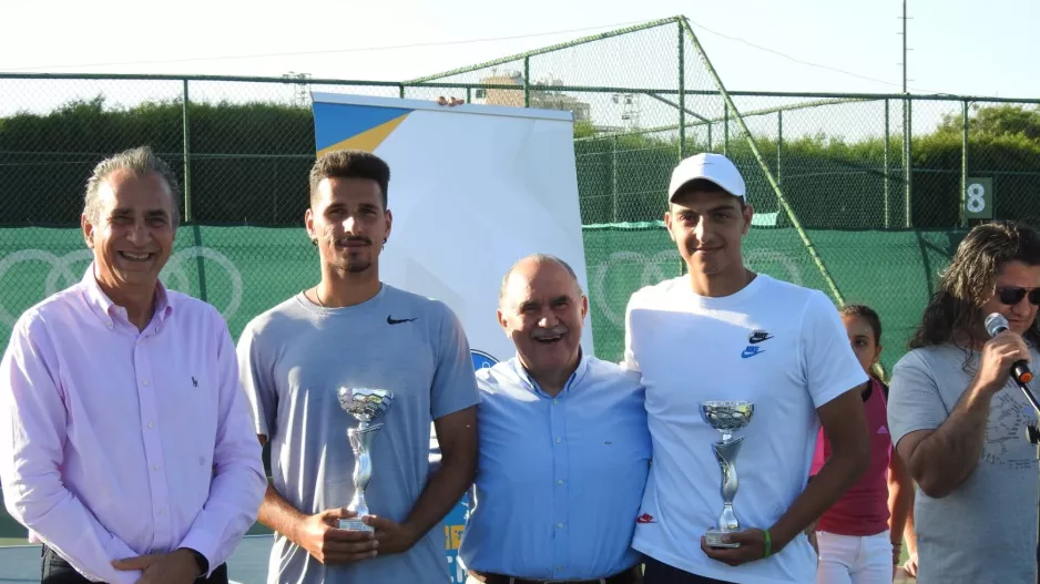 Ο Ανδρέας Μιχαηλίδης στο Famagusta Pancyprian Tennis Tournament