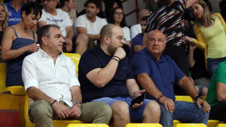 Είδαν... τον τελικό Πρόεδρος και γιος!