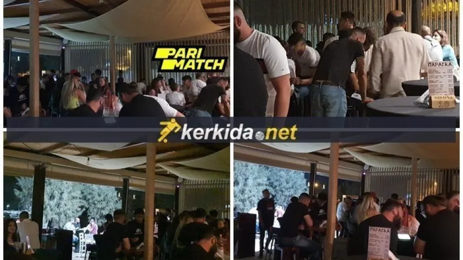 Γιόρτασαν την άνοδο στο "Παράγκα" (Φώτος Kerkida)