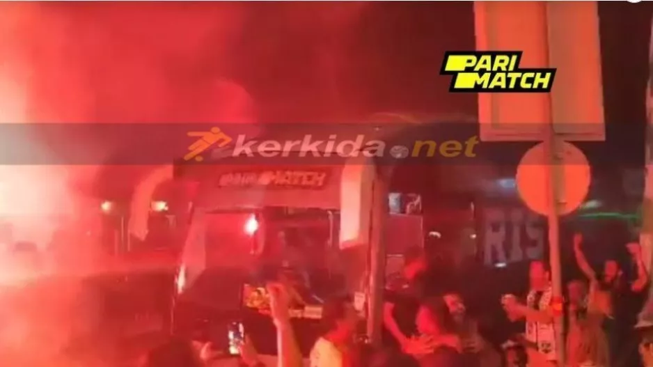ΤΡΟΜΕΡΗ υποδοχή με πυροτεχνήματα για τον Ευρωπαίο Άρη! (Βίντεο)