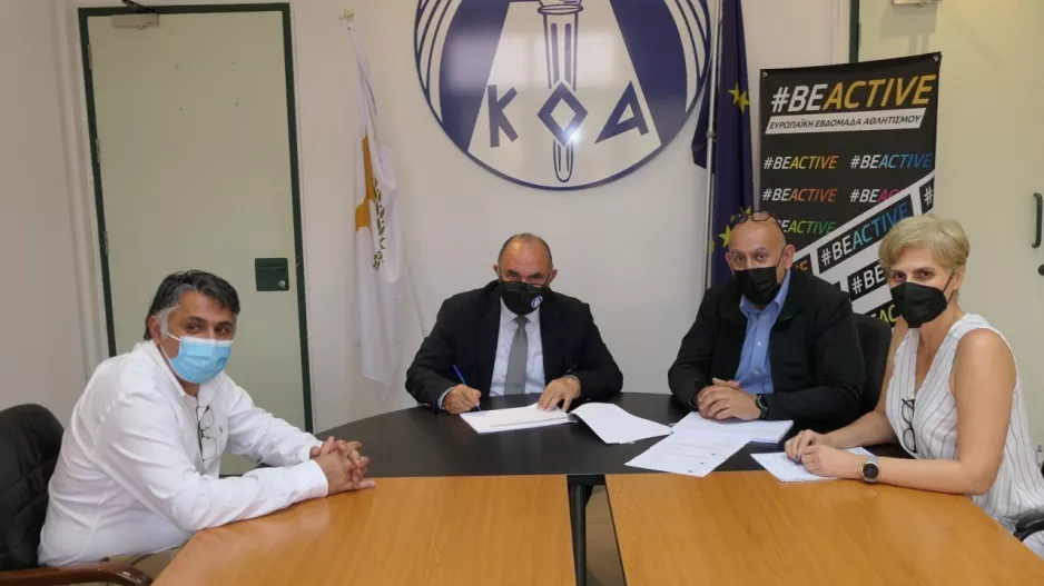Υπογραφή οικονομικών καταστάσεων της Ευρωπαϊκής Εβδομάδας Αθλητισμού