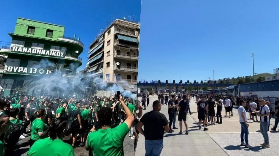 Pre Game τελικού… Παναθηναϊκός-ΠΑΟΚ (φώτος)