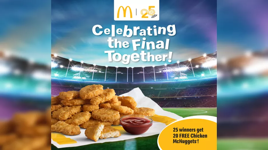 Διαγωνισμός: H McDonald's Cyprus γιορτάζει 25 Χρόνια και σας δίνει την ευκαιρία να κερδίσετε 20 λαχταριστά McNuggets! 