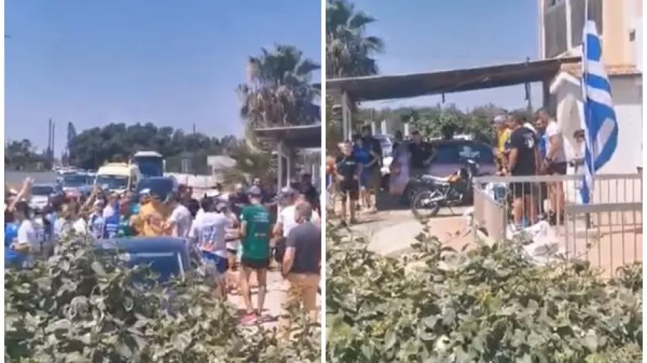 Συγκινητική πράξη/ Οπαδοί διαφόρων ομάδων, στο σπίτι του Θανάση για να του δώσουν δύναμη (Βίντεο)