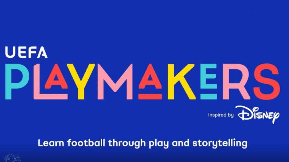Εκπαίδευση προπονητών για το πρόγραμμα UEFA Playmakers Disney