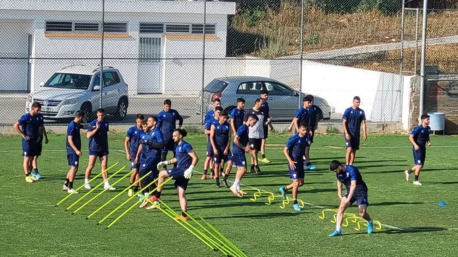 Στα Βοηθητικά της Αγίας Νάπας προπονήθηκε η Εθνικη Κ21