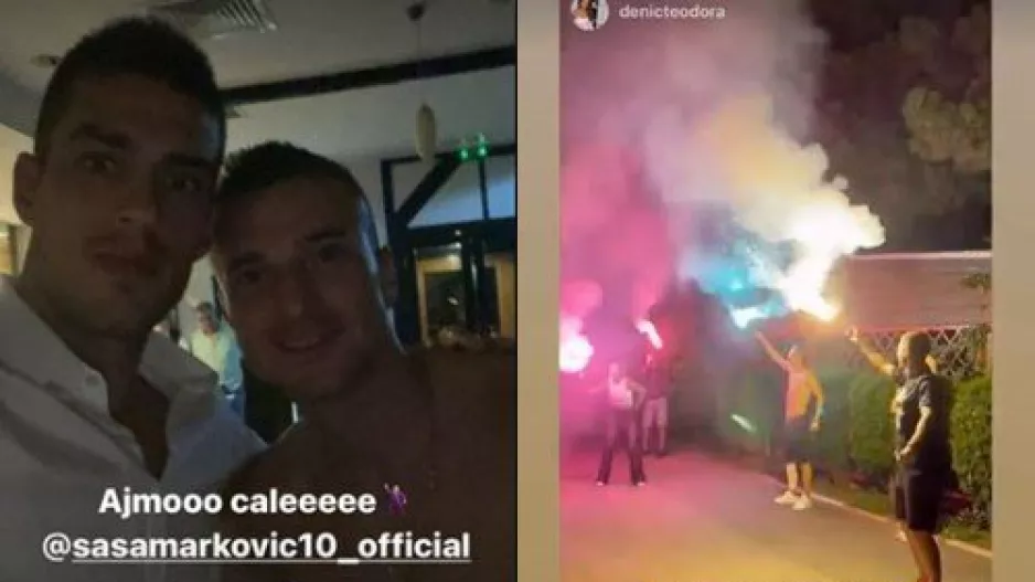 Το... έκαψαν στο πάρτι του Σάσα Μάρκοβιτς, παρών Σάβιτς, Βούκασιν και Γιοβάνοβιτς!