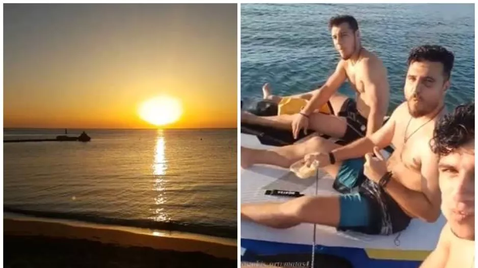 Ηλιοβασίλεμα και... θάλασσα!
