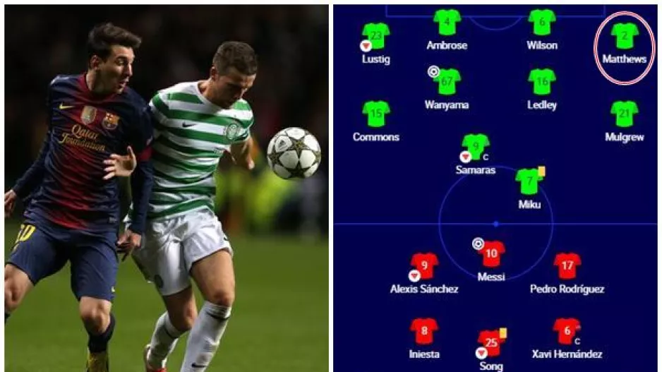 Adam Matthews/Το ματς της ζωής του... στα αριστερά!