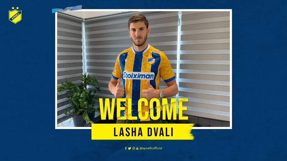 ΑΠΟΕΛίστας ο Lasha Dvali