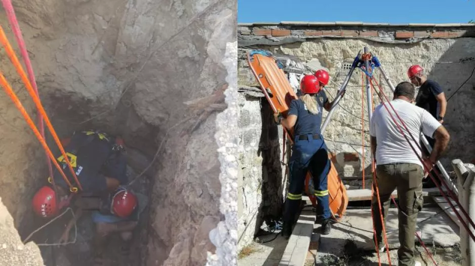 Γυναίκα έπεσε σε λάκκο μετά από υποχώρηση εδάφους (φώτος)