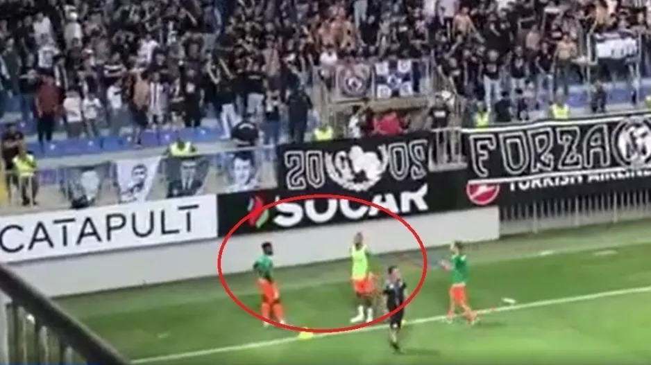 Ρατσιστική επίθεση των Αζέρων στους παίκτες του Άρη! (βίντεο)