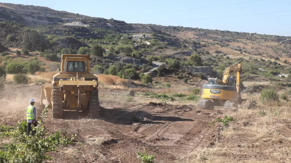 Ξεκίνησαν οι εργασίες για τον δρόμο Πάφου-Πόλεως Χρυσοχούς 