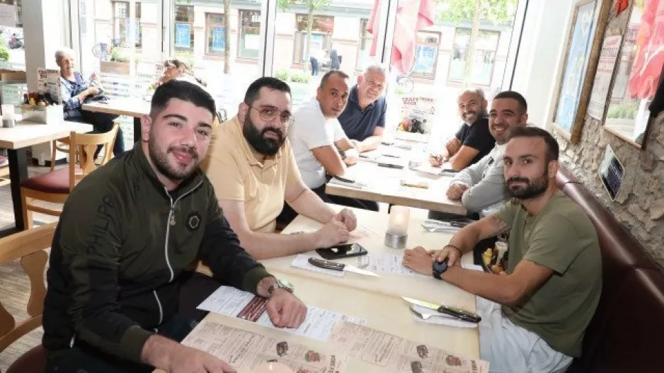 Γεύμα της ΑΕΚ στα ΜΜΕ (φώτος)
