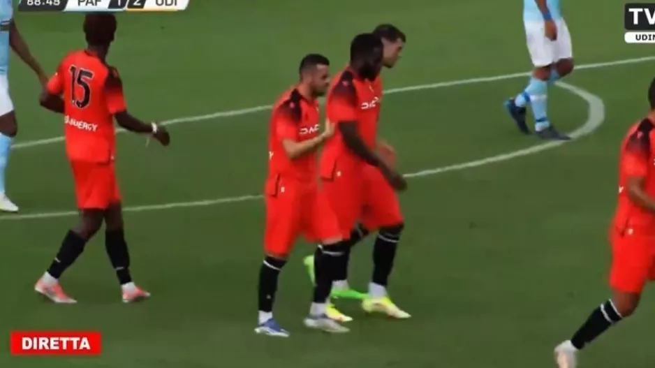 Πάφος FC - Ουντινέζε: Το "γύρισαν" σε ένα λεπτό οι Ιταλοί