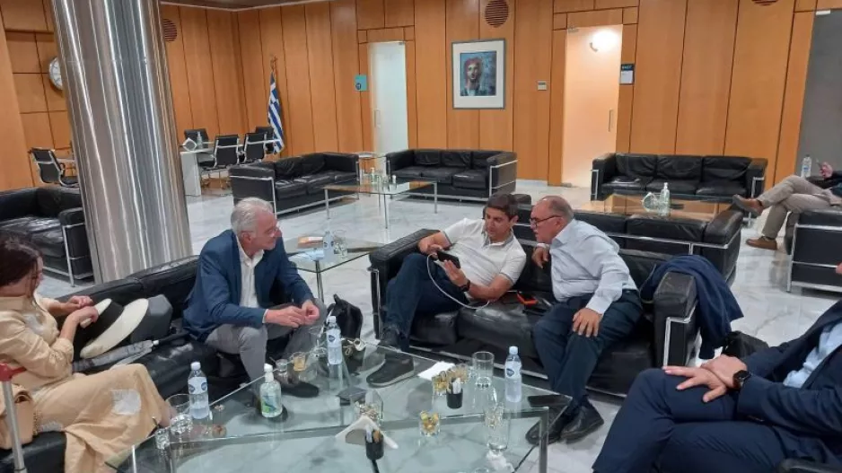 Συνάντηση Υπουργού Παιδείας και Προέδρου του ΚΟΑ  με τον Υφυπουργό Αθλητισμού της Ελλάδας