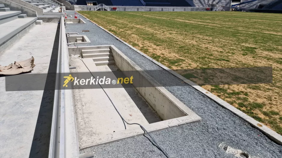 Νέο γήπεδο/Οι πάγκοι