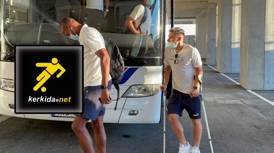 Με πατερίτσες αλλά δίπλα στην ομάδα ο Ίλιεφ! 
