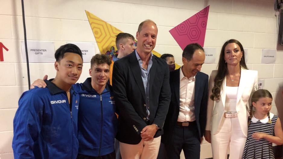 Πρίγκιπας Ουίλιαμ και Κέιτ Μίντλετον μαζί με τους Κύπριους αθλητές!