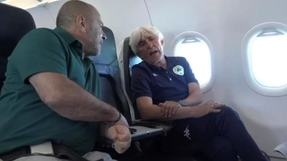 Πλάνα από το ταξίδι του Παναθηναϊκού στην Πράγα (βίντεο)