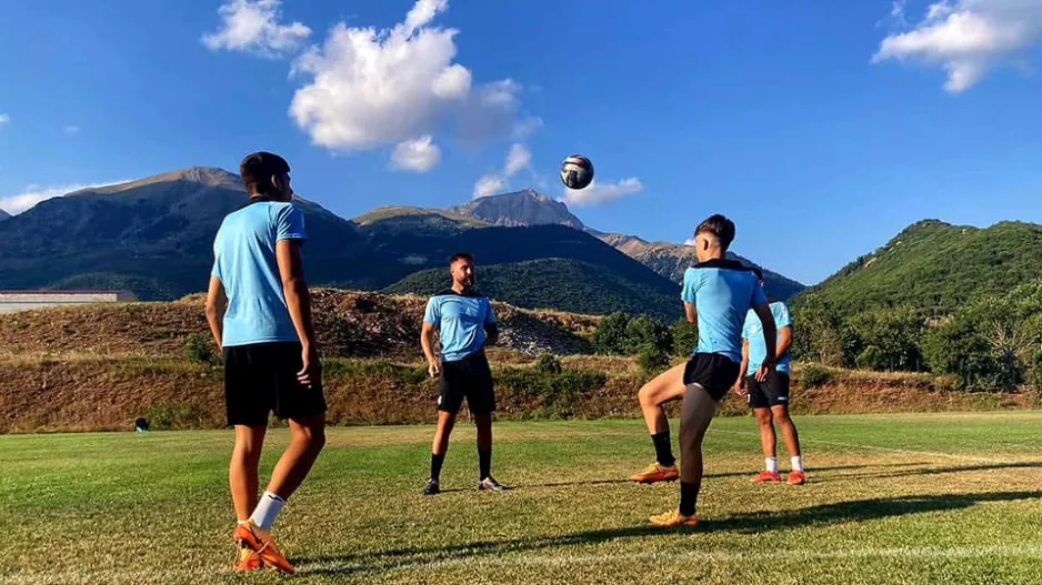 Η προπόνηση στο Καρπενήσι (φώτος)
