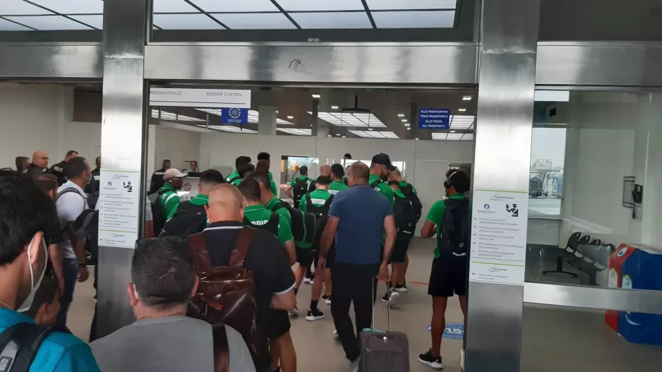 Έφτασε Βέλγιο η Ομόνοια (φώτος)