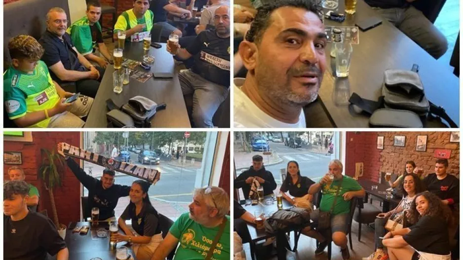 ΩΡΑΙΟ... με οπαδούς της ΑΕΚ και της Παρτιζάν! (φώτος)