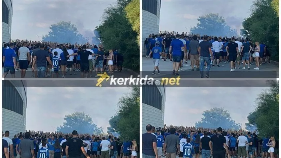 (Βίντεο Kerkida) Δυναμική... άφιξη οι ΜΑΧΗΤΕΣ!