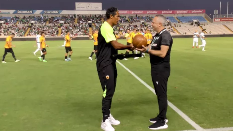 Η παρακάμερα του φιλικού AEK-Ομόνοια