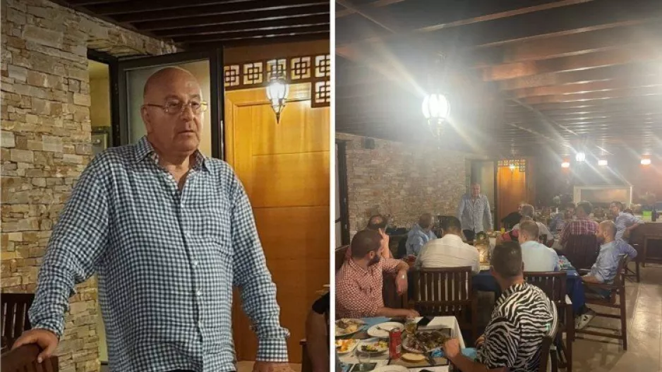 Ο Πουλλαϊδης... τραπέζωσε τους εκπροσώπους των ΜΜΕ