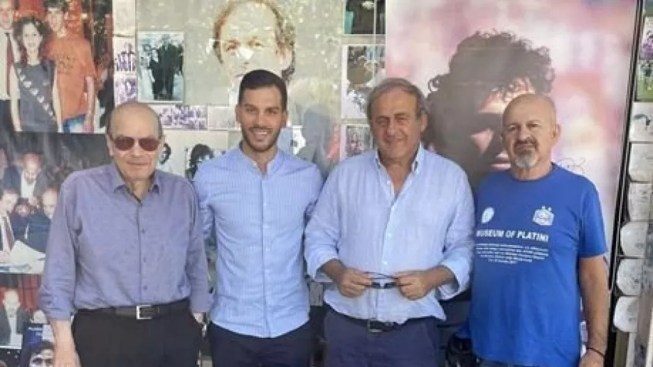 Ο Πλατινί... στον Πλατινί (φώτος)