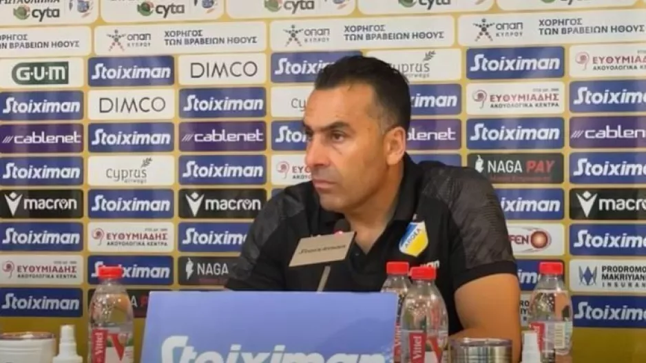 Σωφρόνης: "Ήμασταν αδικαιολόγητοι στη φάση του γκολ"