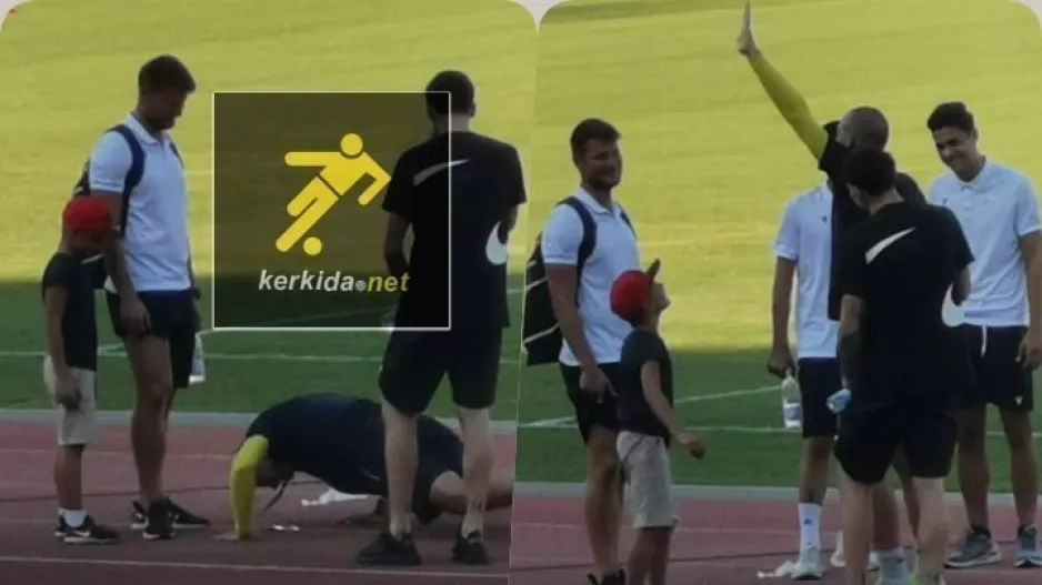 Ωραίο από το Τσίρειο: Ο Γιωργαλλίδης με τον μικρό του Ντρέκσα και… push ups! 