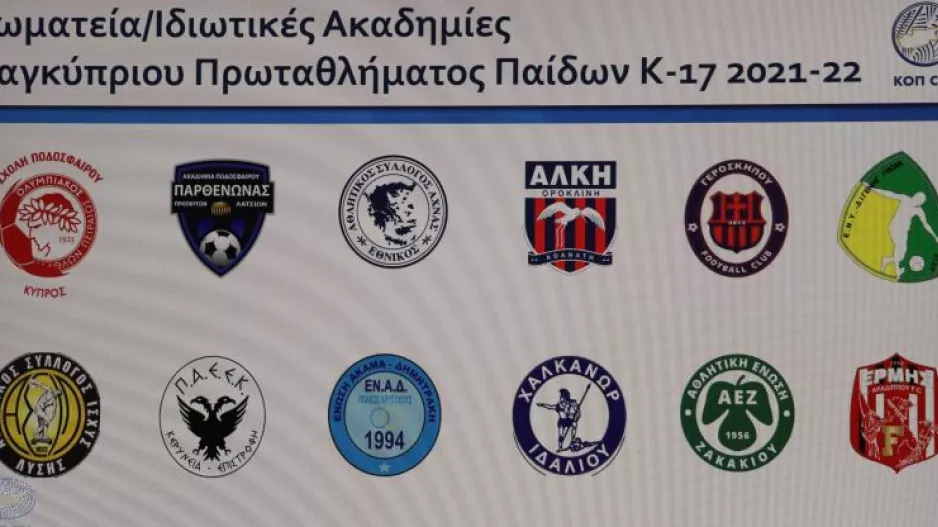 Το πρόγραμμα της 1ης αγωνιστικής για τα Πρωταθλήματα Παίδων Κ-16 & Κ-17