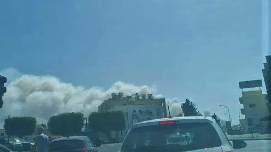 Έκτακτο/Μεγάλη πυρκαγιά στη Λεμεσό