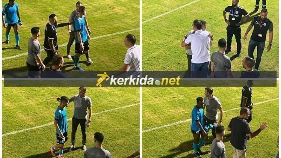 (ΦΩΤΟΣ) Τους... περίμενε ο Καταλά και αγκαλιά με Κονναφή