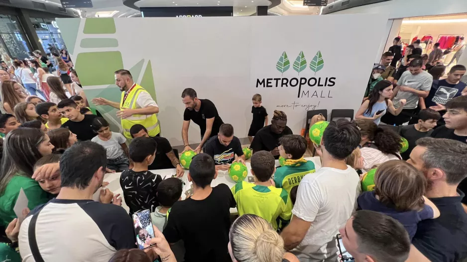 ΑΕΚ/Επιτυχημένη η εκδήλωση στο Metropolis Mall