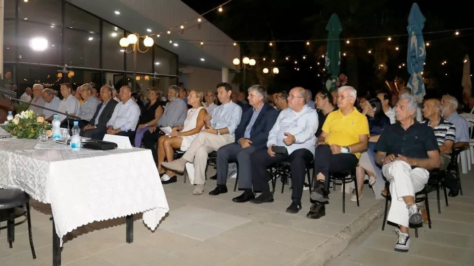 Στην παρουσίαση του βιβλίου «Η ιστορία  της κυπριακής σκοποβολής» η Κάλλη Χατζηιωσήφ